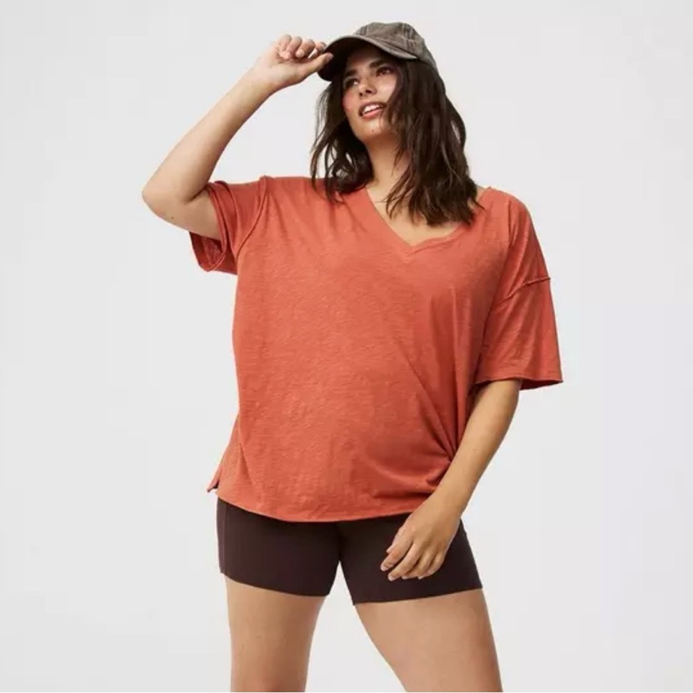 Torrid Oversized Heritage Slub Tee Plus Size 5X NWT